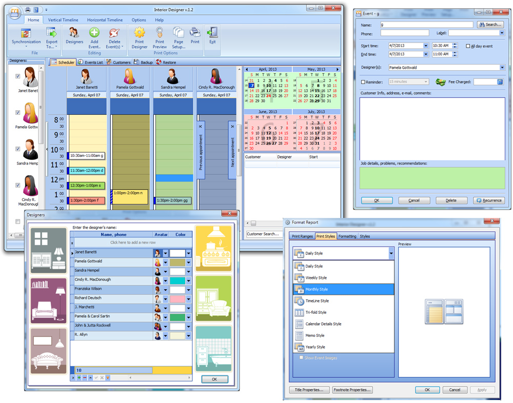 Interior Designer for Workgroup screenshot